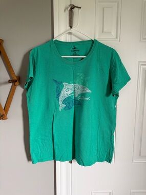 SeaWorld Women's Short Sleeve Teal Graphic Tee